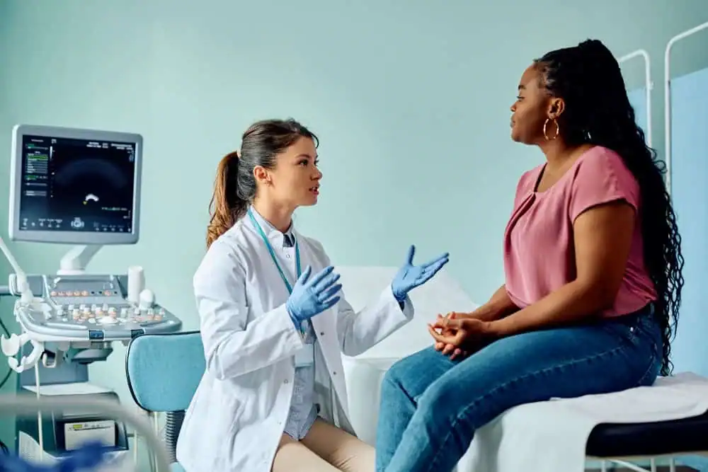 Rejuvenating Intimacy: Exploring Surgical Solutions for Vaginal Laxity 1 Woman have consultation about vaginal laxity Wealdstone